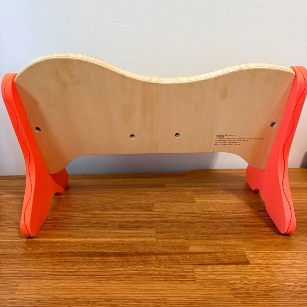 B. toys Wooden Toy Piano 25-Key Electronic Color-coded Kids Classical Music